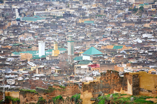 View of Fez medina (Old town of Fes), Morocco © Vladimir Melnik