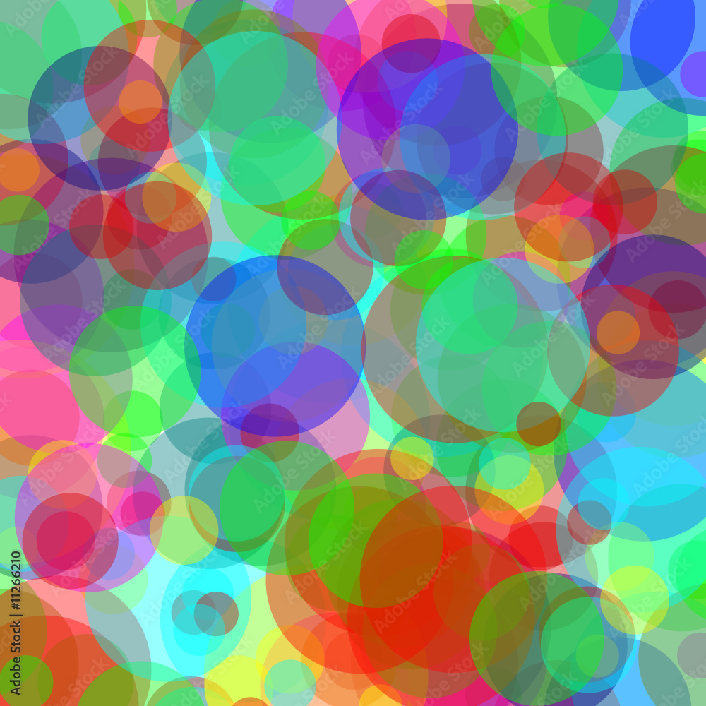 pastel circles vector background