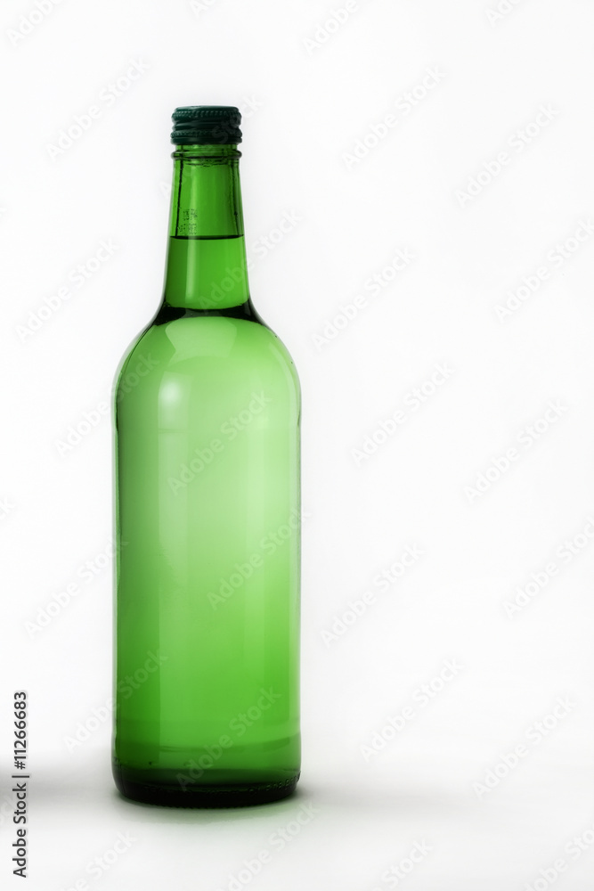 A bottle of fresh water A bottle of fresh water
