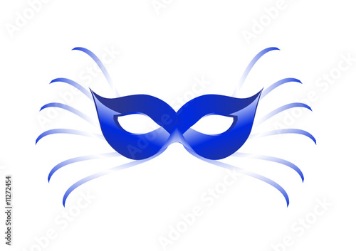 mascherina blu