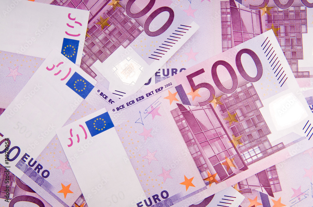 Euro banknotes background Euro banknotes background