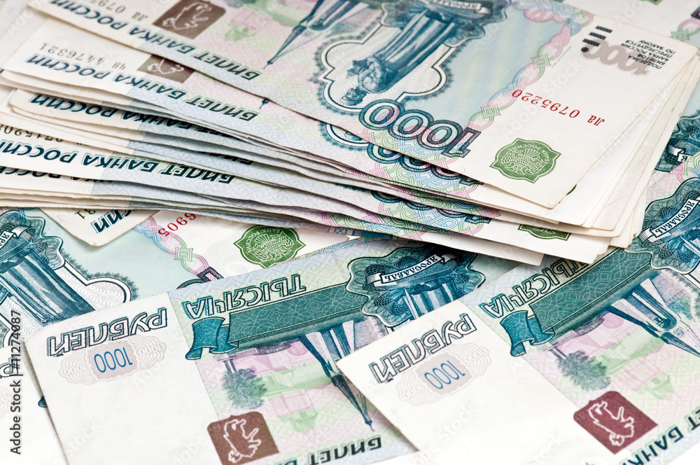 rubles - russian money background rubles - russian money background
