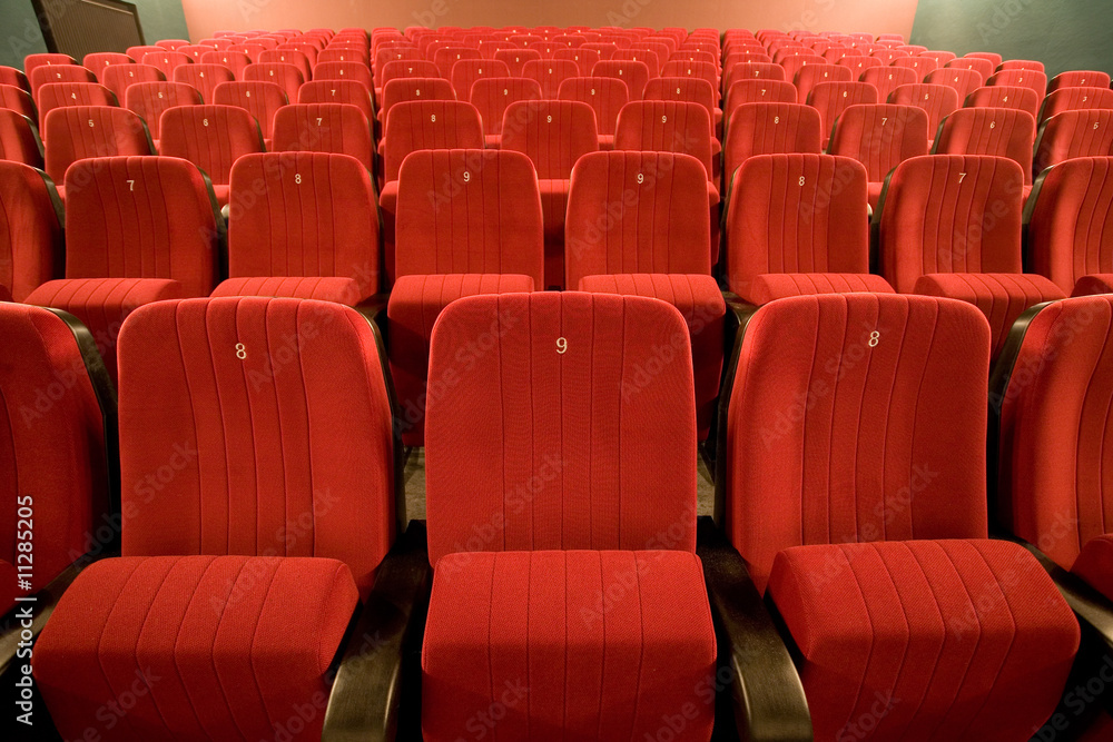 Obraz premium empty cinema auditorium