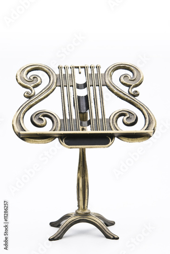 Obraz na płótnie music stand with customizable label