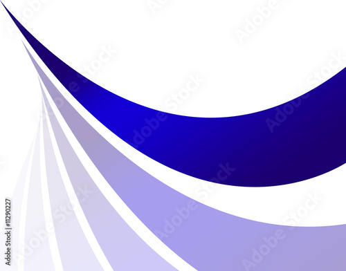 Abstract Swoosh Layout