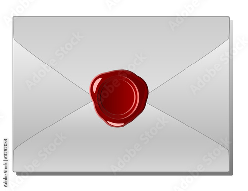envelope with wax seal