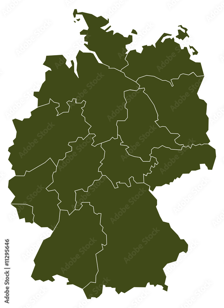 Deutschlandkarte Deutschlandkarte