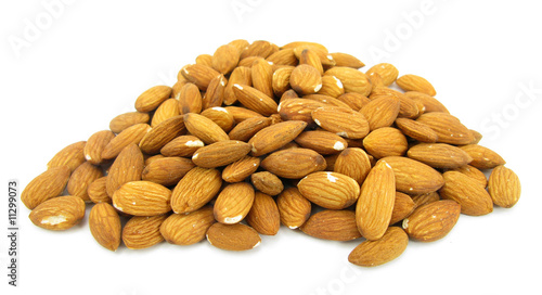 Almonds pile
