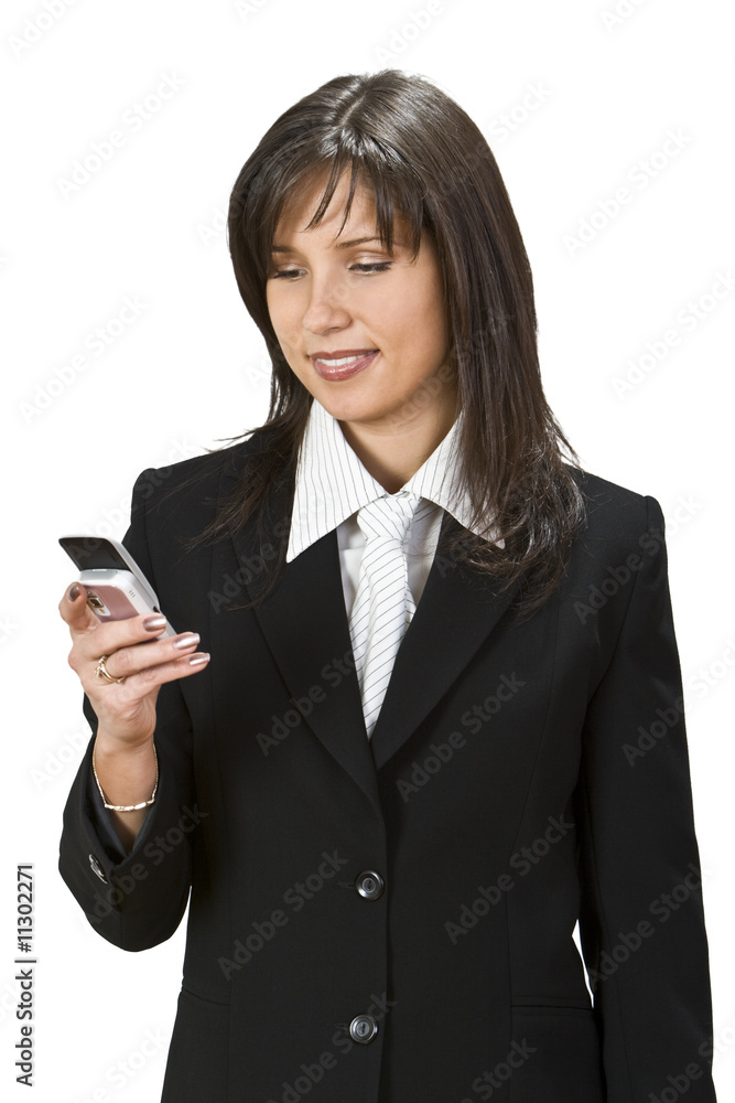 Checking the mobile phone Checking the mobile phone