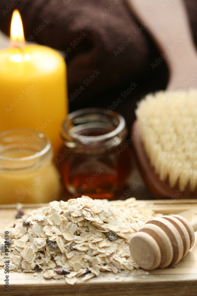 oatmeal and honey