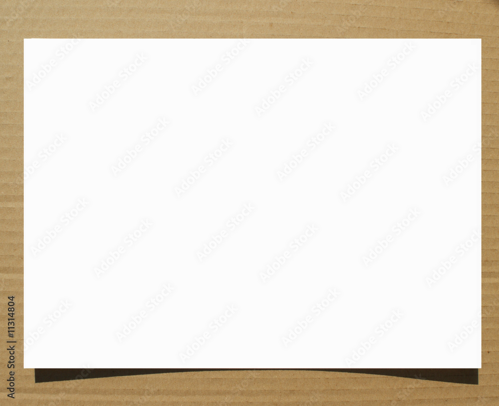 Naklejka premium papel cartão