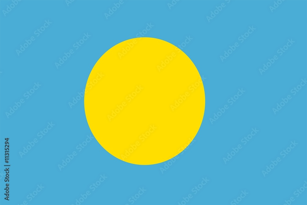 Flag Of Palau Flag Of Palau