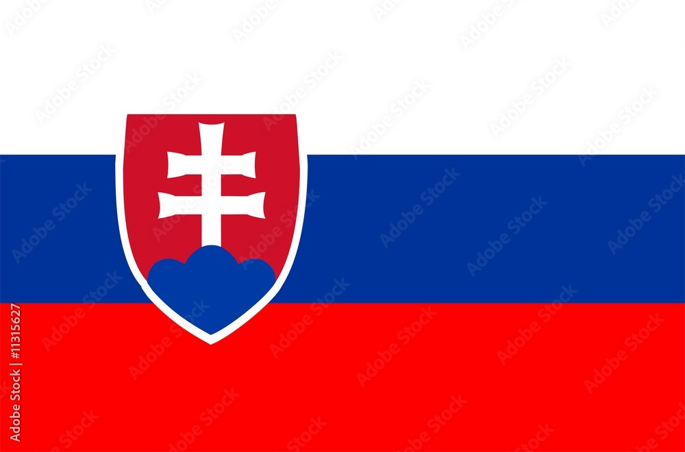 Obraz premium Slovakia Flag