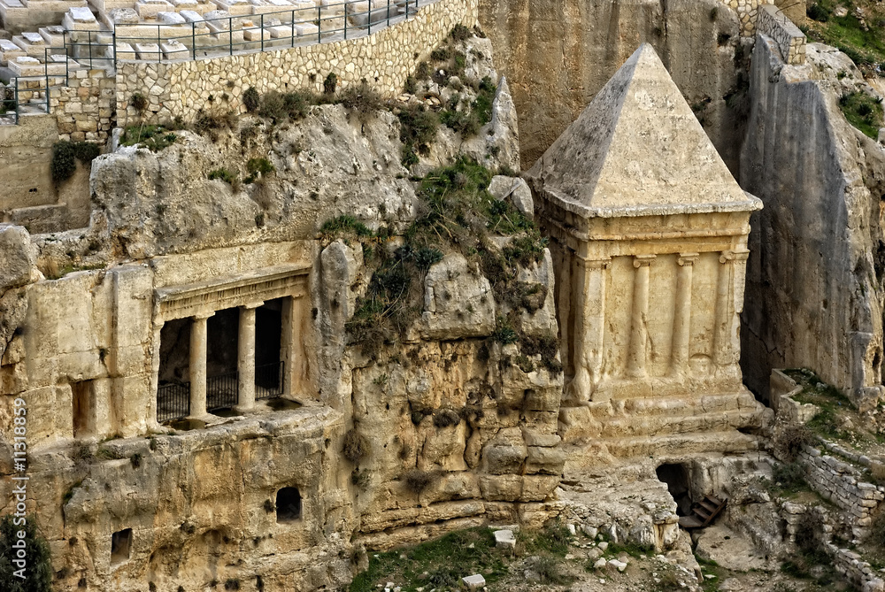 Fototapeta premium The kidron Valley,Valley of Jehoshaphat
