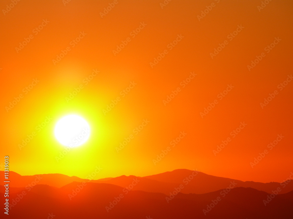 Simi Valley Sunburst Sunset