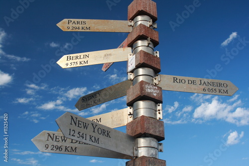 Signpost to the world