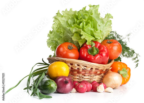 Still-life with vegetables