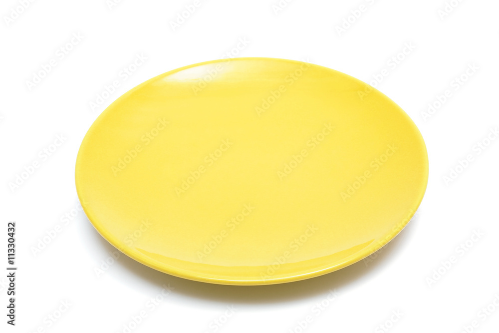 yellow plate