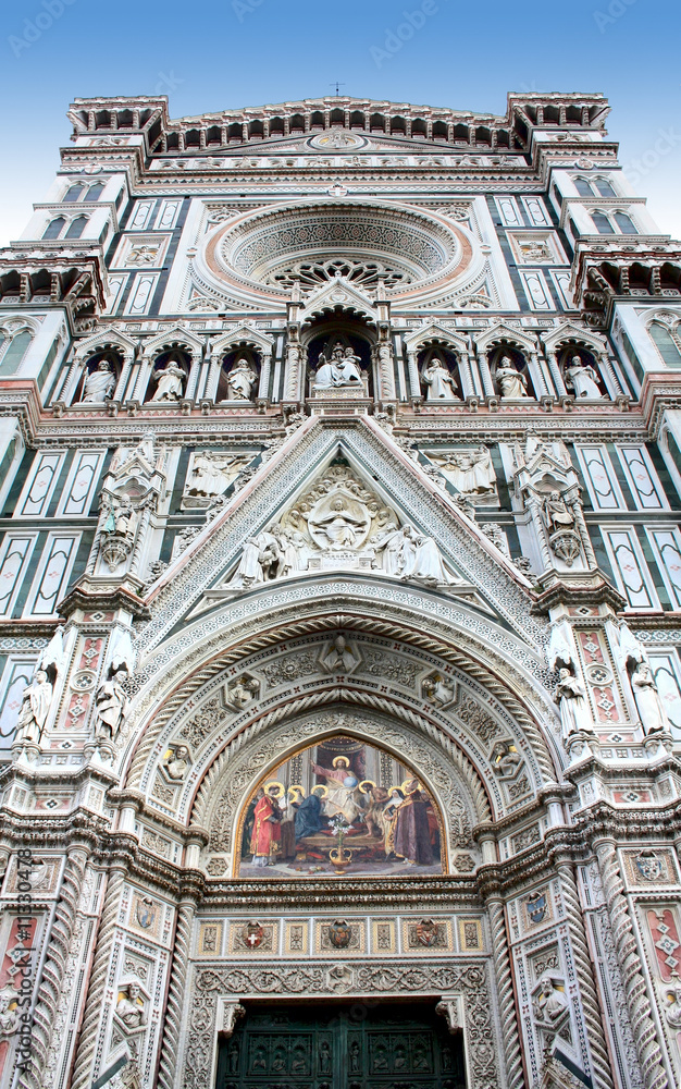 Fragment of cathedral in Florence, Italy