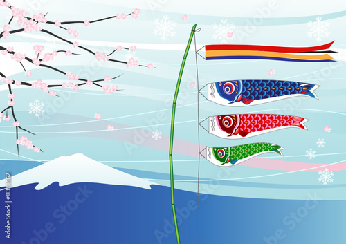 fish koi kite