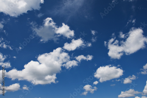 sky with white couds