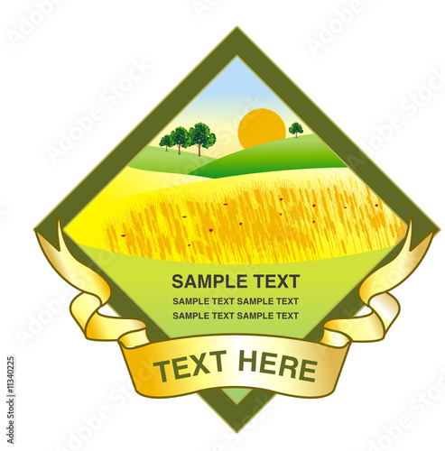 vector illustration of a cultivation symbol