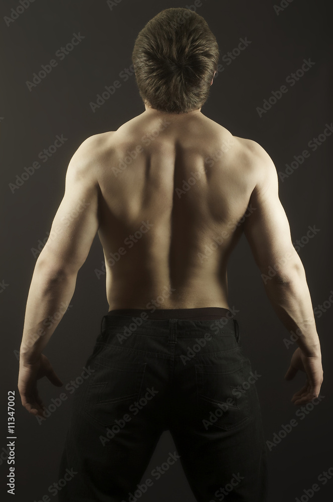 Naklejka premium strong men