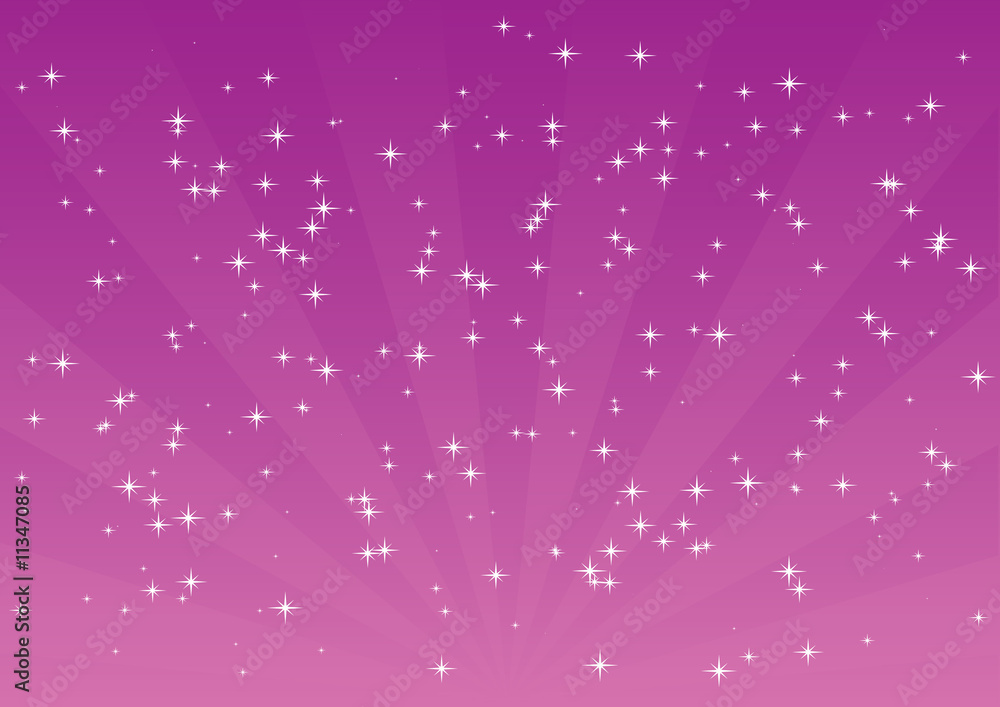 Fototapeta premium Glitter stars