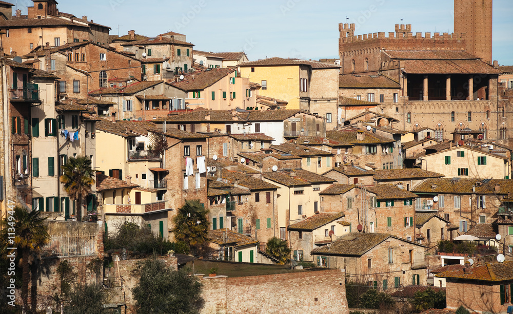 Siena, houses