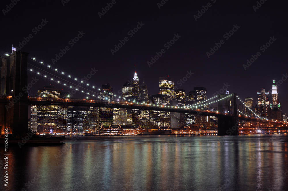 Brooklyn bridge & Lower Manhattan
