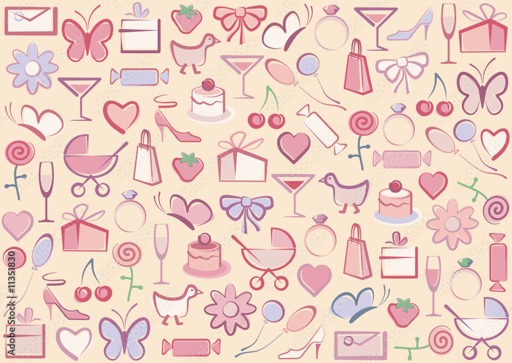 vector retro style elements vector retro style elements