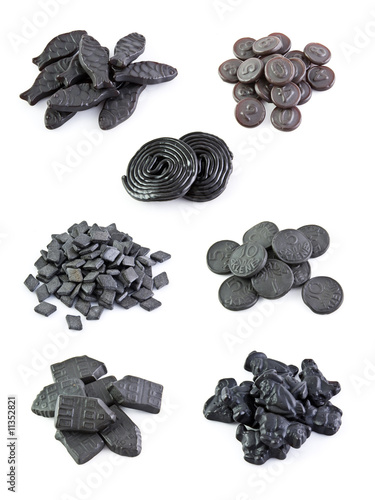 Seven variants licorice sweets