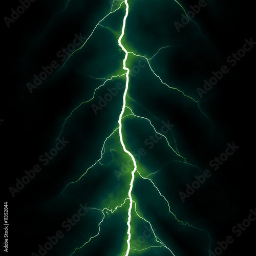 Green lightning