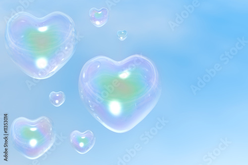 The heart bubbles