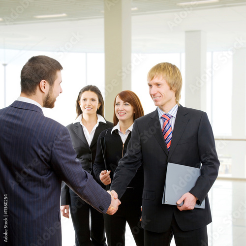 Quadro em tela Handshaking