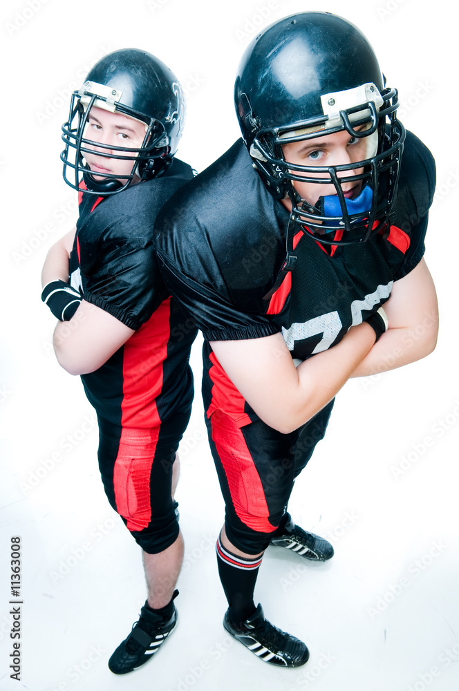Two American football players