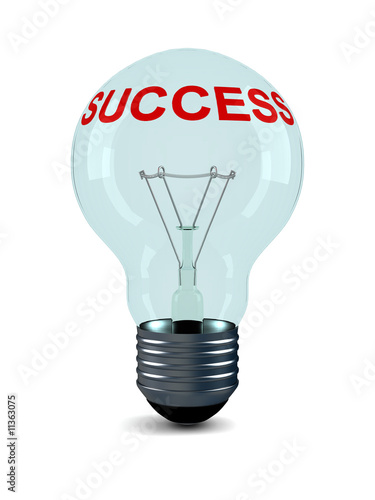 Bulb on a white background....