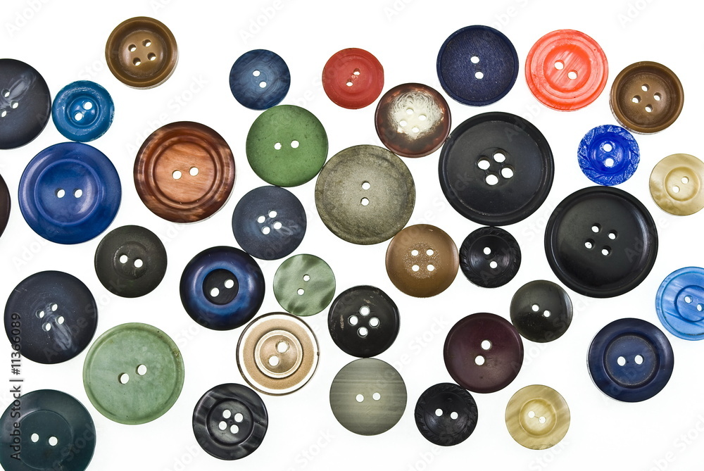 colorful buttons on white background colorful buttons on white background