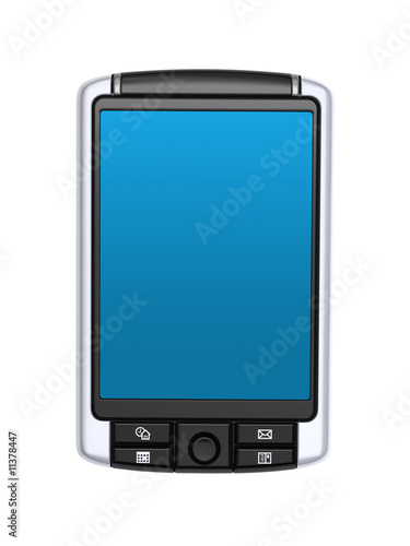 Pocket PC isolated on white background