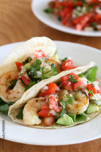 Shrimp Tacos with Tomato Salsa