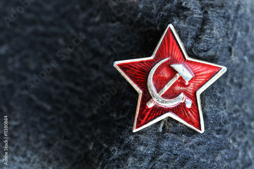 star badge from former soviet union