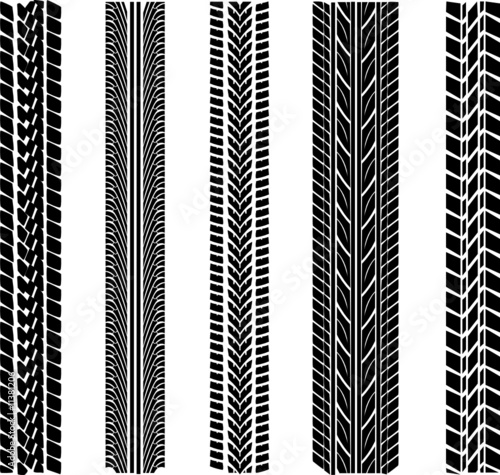various tyre treads