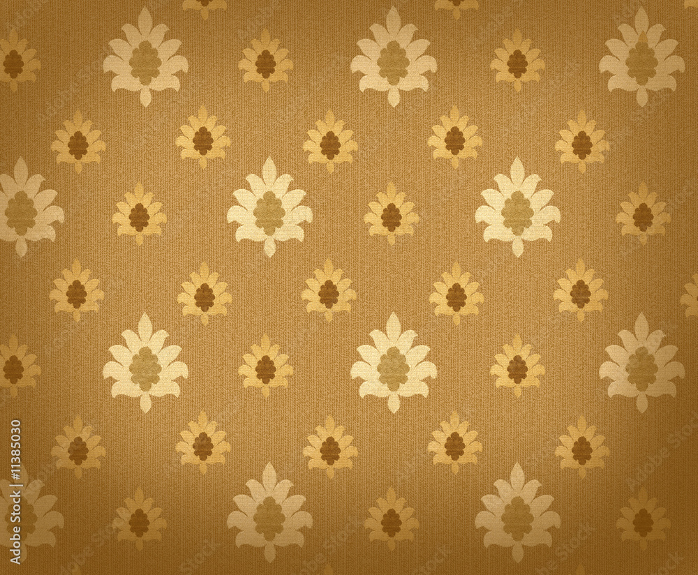Gold crowns renaissance background