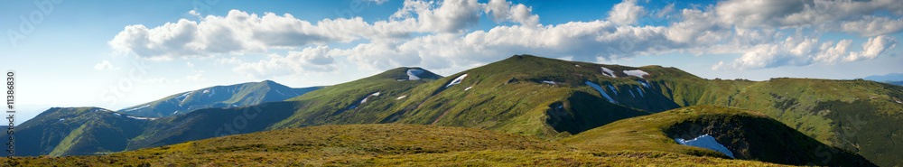 Summer mountain view Summer mountain view