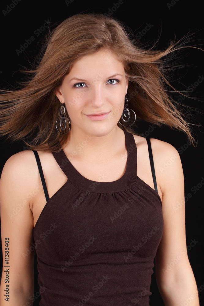 young woman portrait young woman portrait