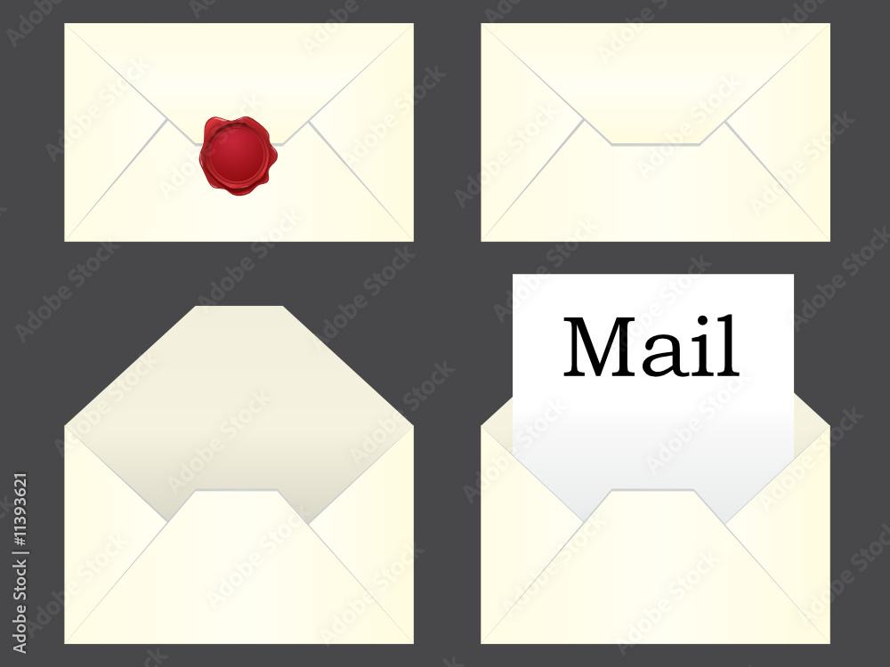 Mail icon set Mail icon set