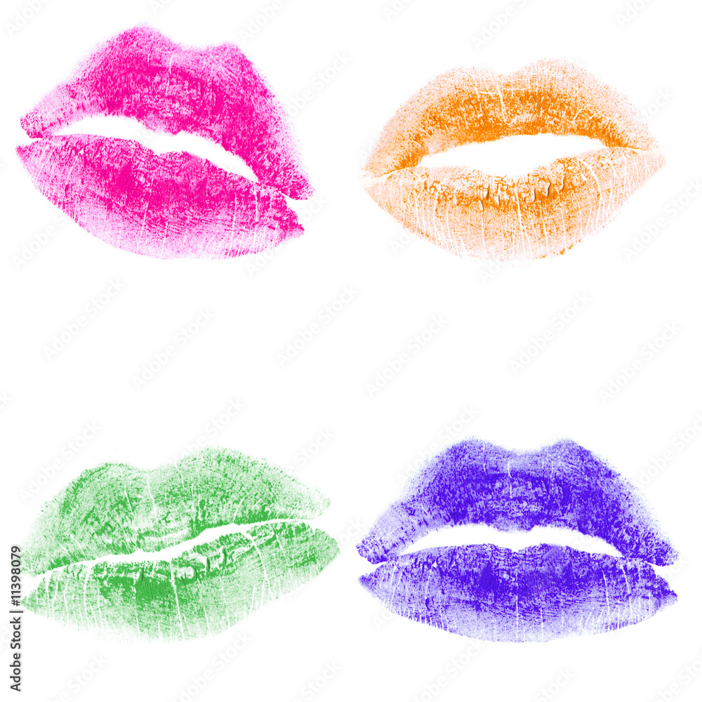 Fototapeta premium Print of lipstick color
