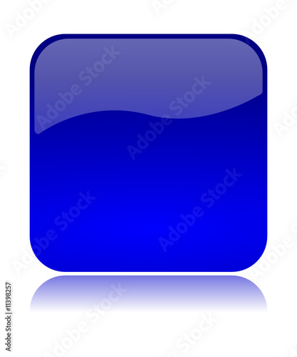Bottone Vettoriale Blu