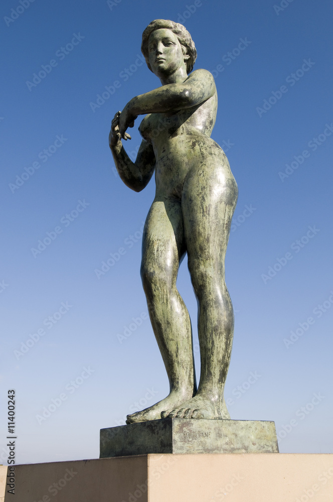 Statue of Naked Woman