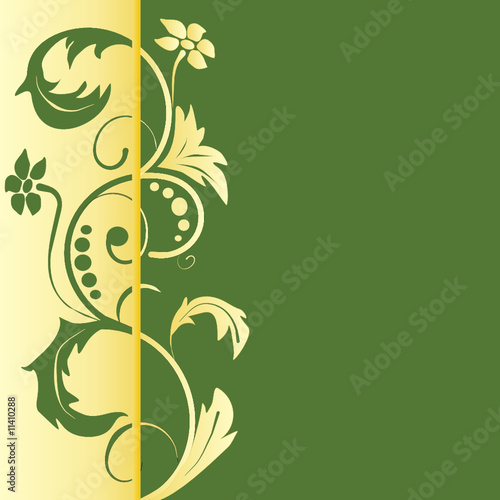 Ornamental design flower-vector